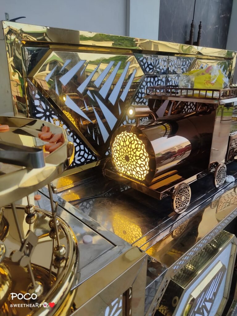 Premium Salad Train Display by The Royal Caters